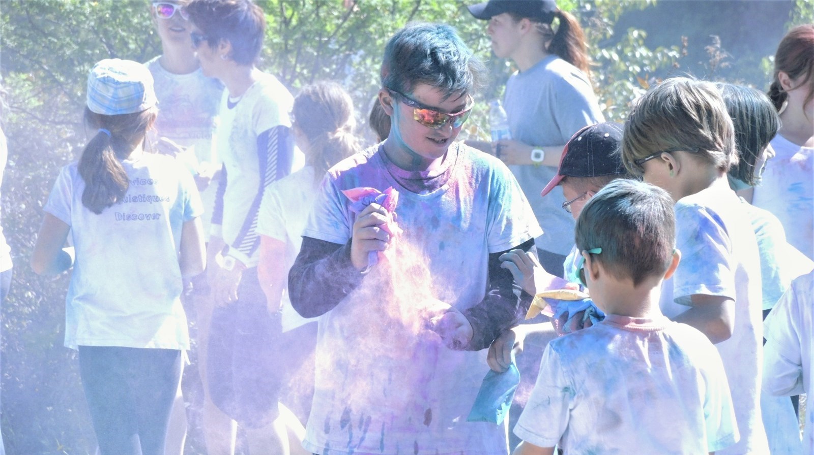 Succès pour la deuxième édition de la course colorée déguisée au Parc des Sept-Chutes