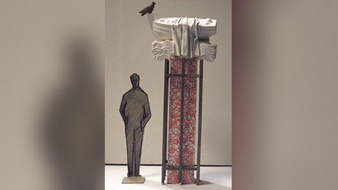 Le sculpteur Bachir Hadji utilisera la pierre, le métal et les matériaux composites pour réaliser son oeuvre « Voyage vers le large » à Saint-Georges.