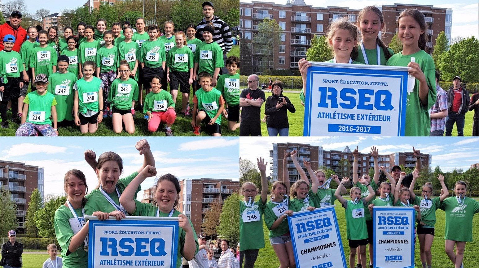 Deux bannières et 12 médailles pour Saint-Gédéon au Championnat régional d’athlétisme primaire
