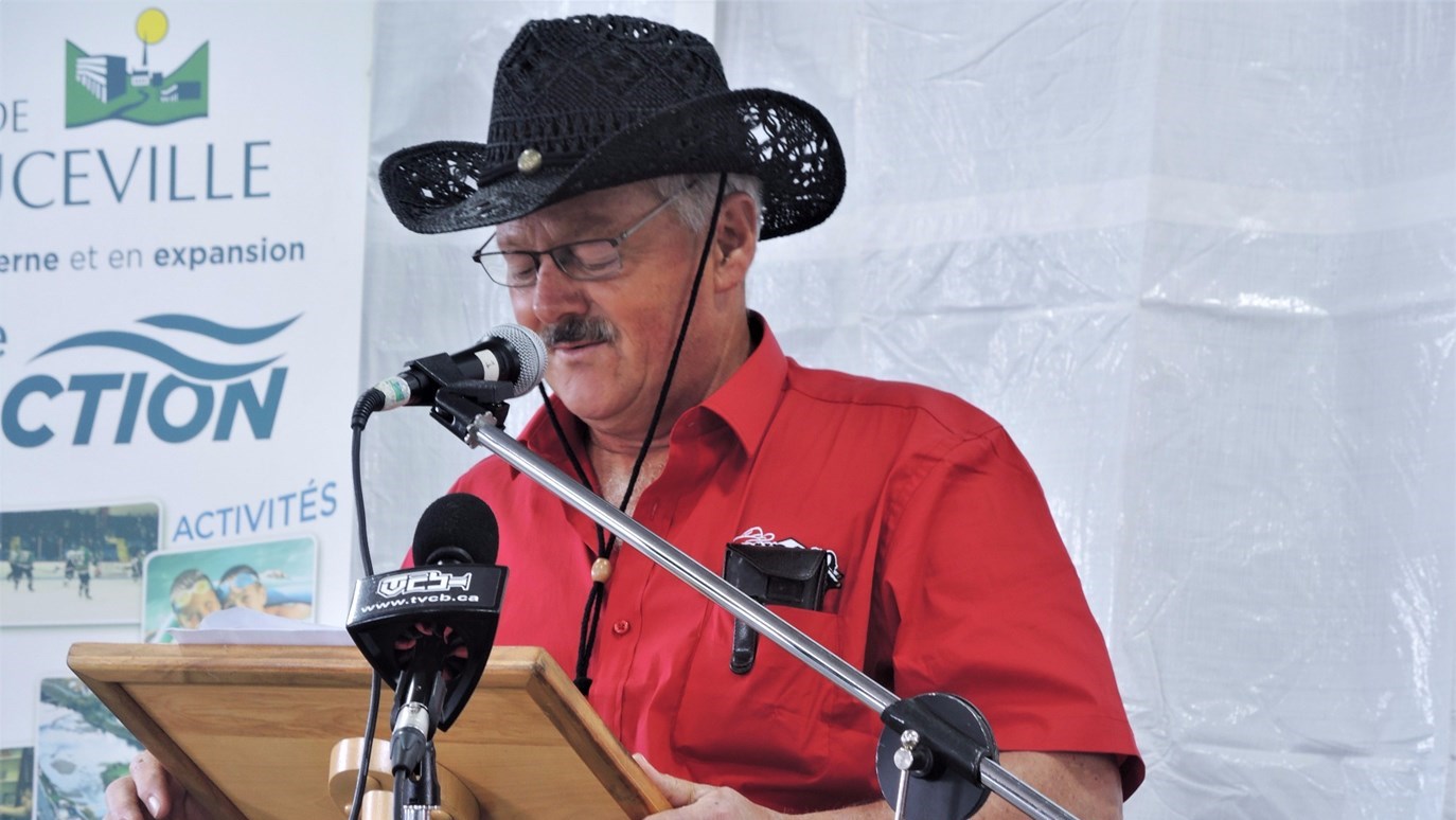 Yvon Rodrigue, l'un des propriétaires de la Ferme Buroco de Beauceville.