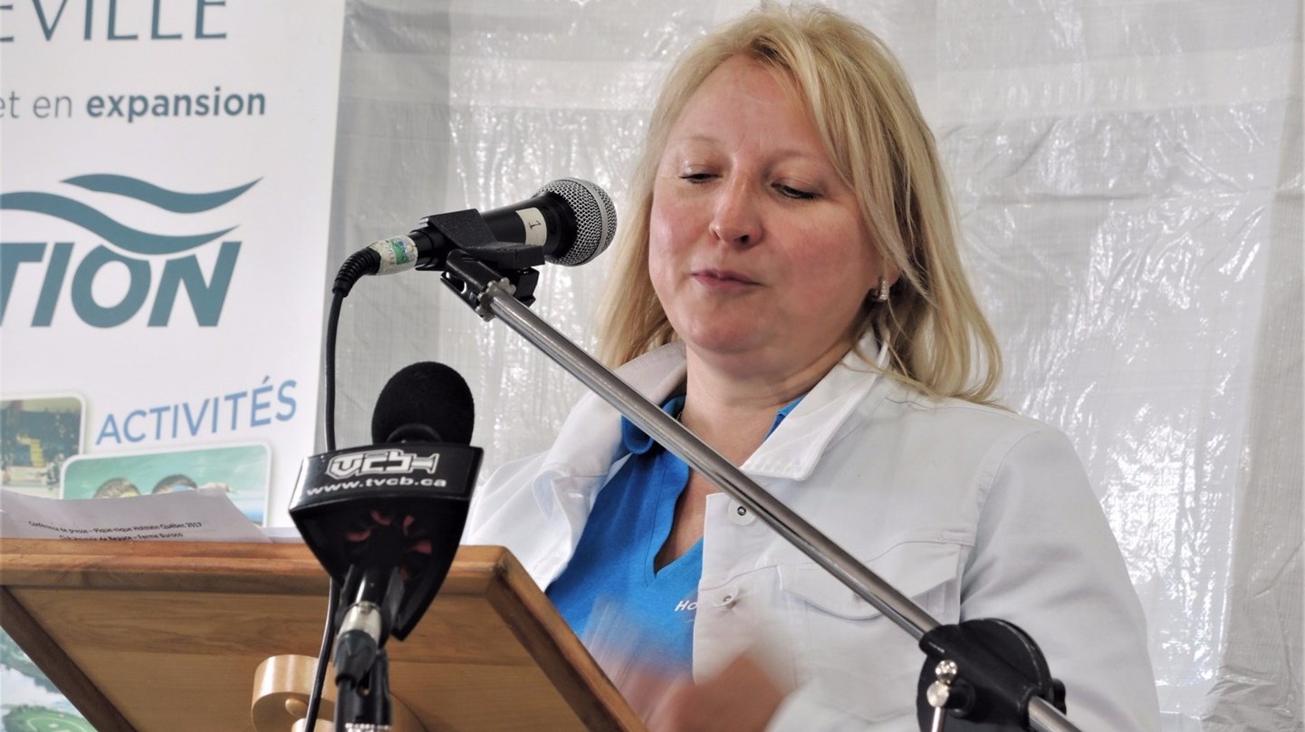 Mariette Gagnon, vice-présidente de Holstein Québec.