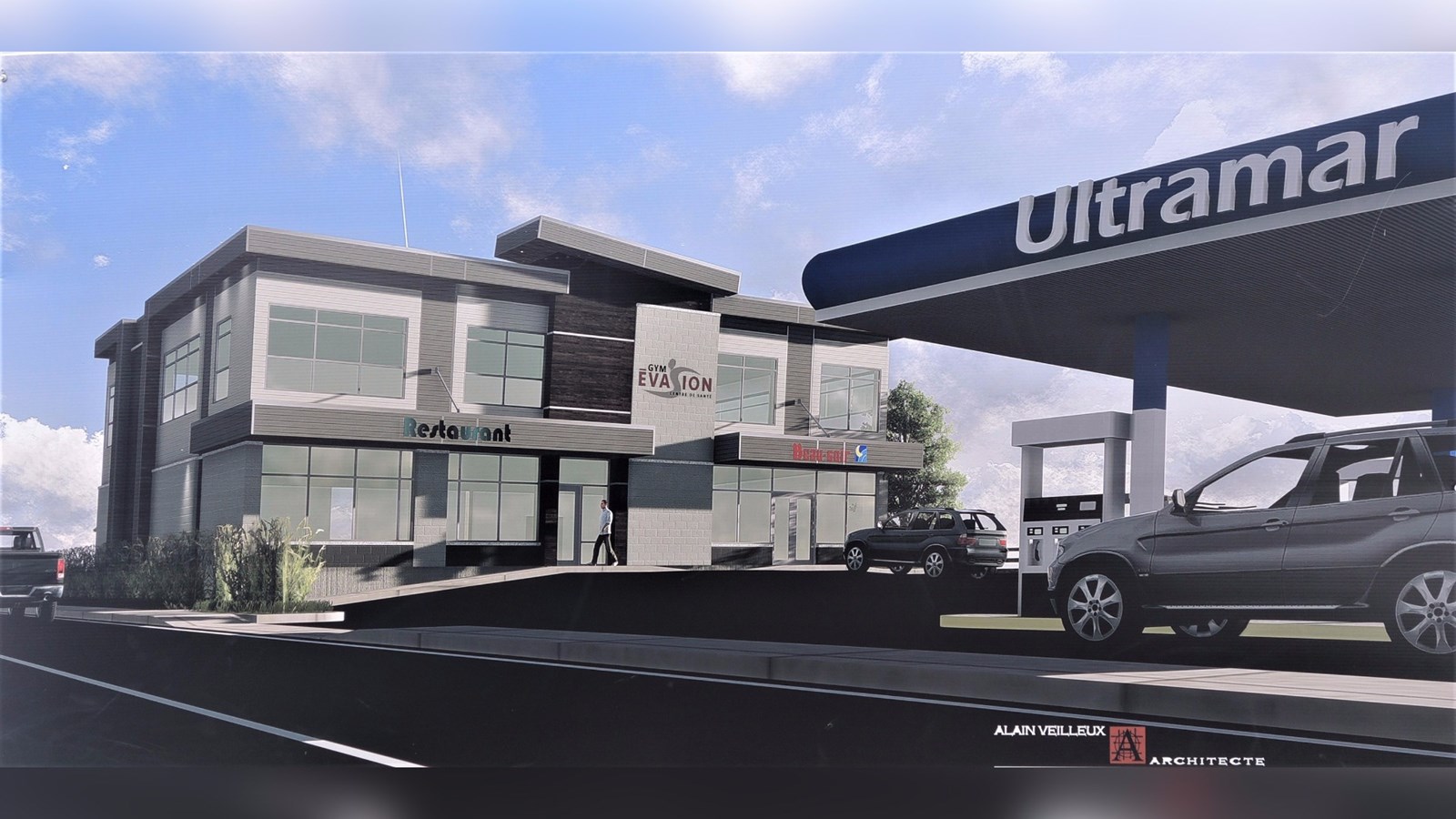 Le plan 3D du nouveau complexe commercial à Beauceville.