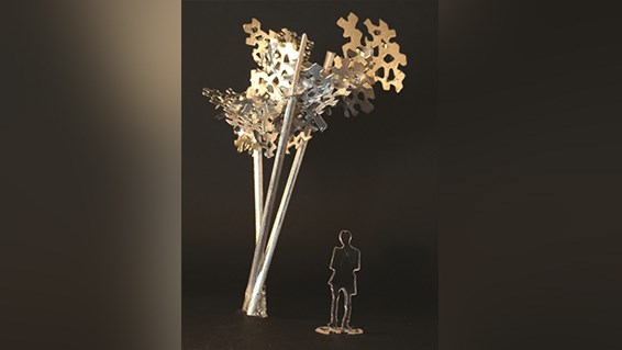 La sculpteure québécoise Julie Savard utilisera le métal pour réaliser son oeuvre « Interstice, ouvre-toi ! » à Saint-Georges.