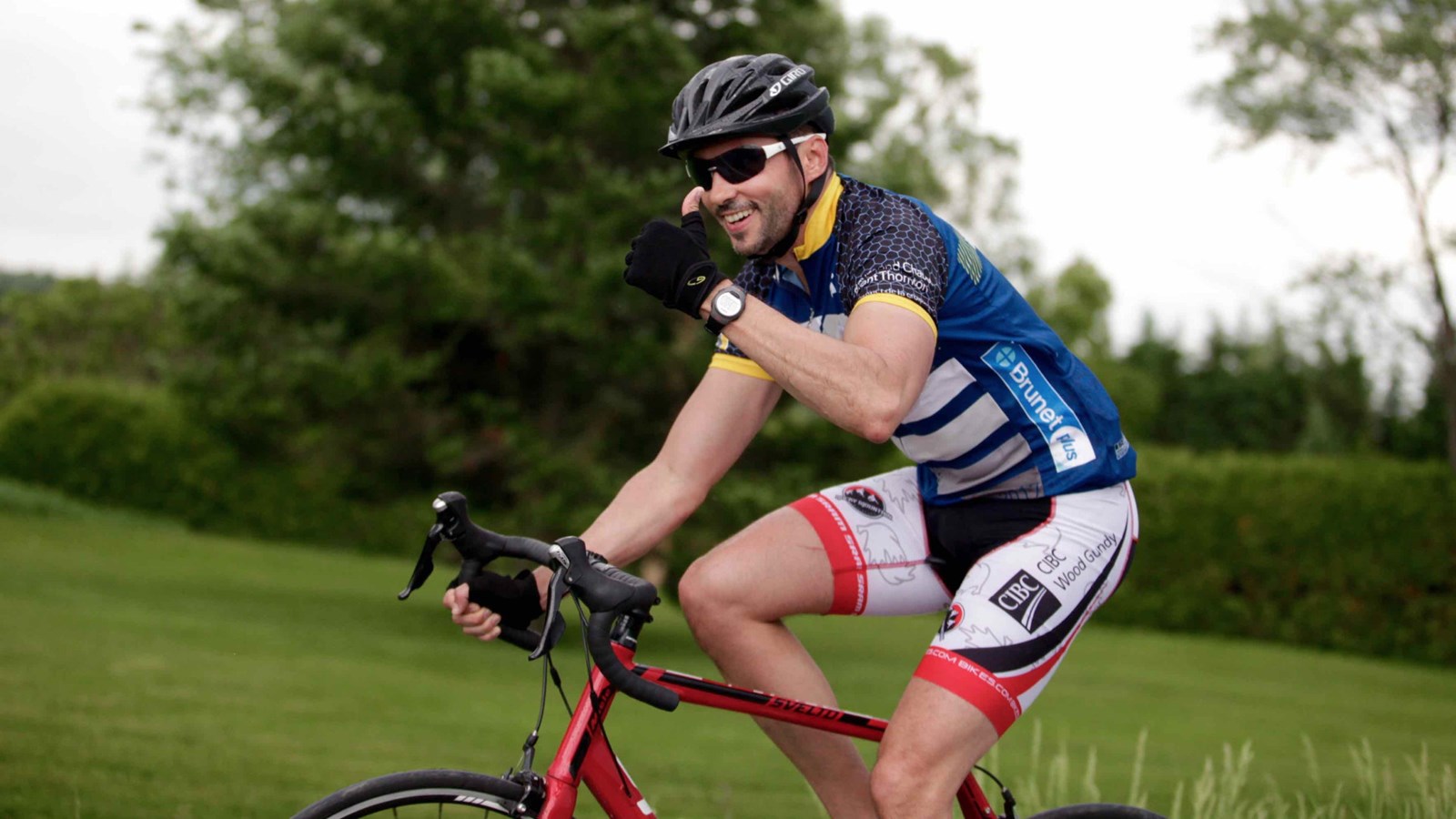 La grêle, le vent, la pluie : rien n'arrête les cyclistes du Défi Tour de Beauce 2017