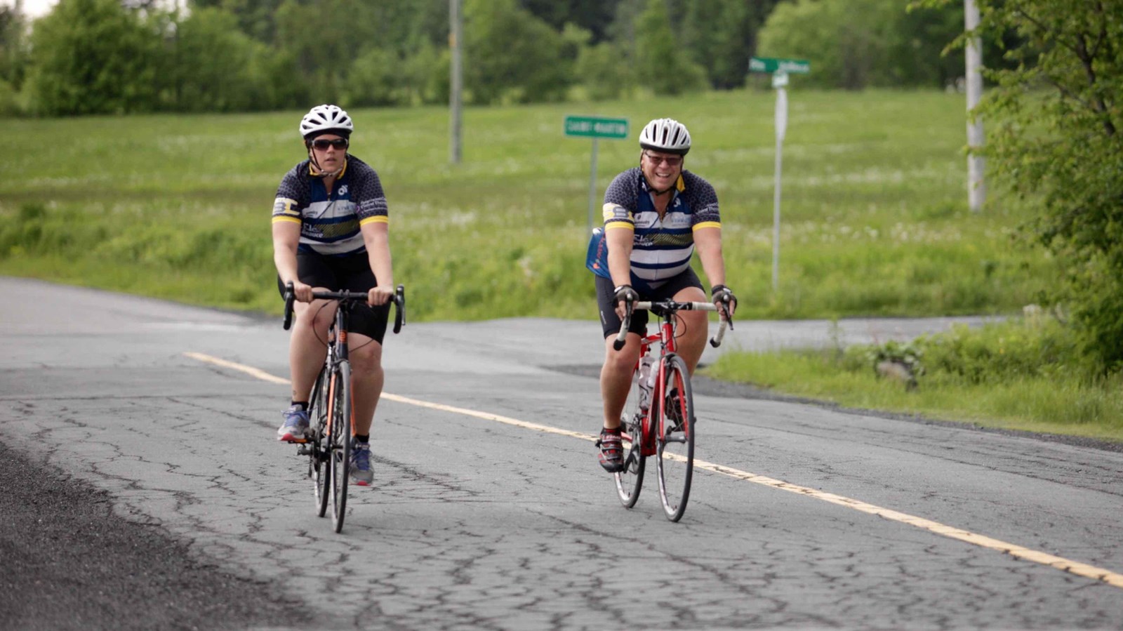 La grêle, le vent, la pluie : rien n'arrête les cyclistes du Défi Tour de Beauce 2017