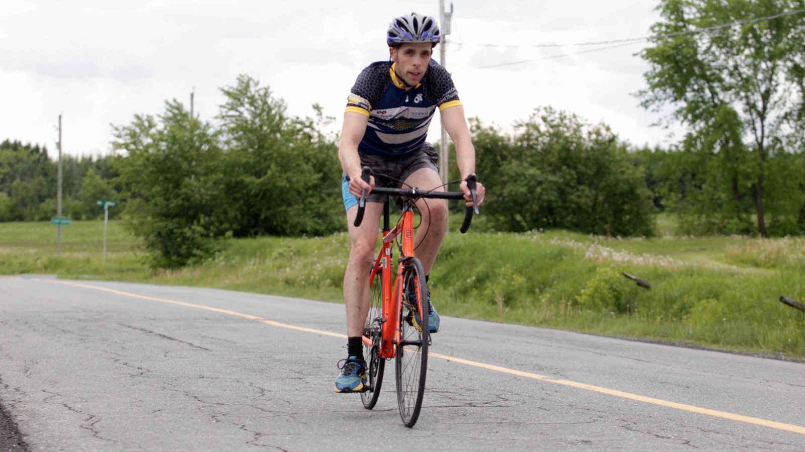 La grêle, le vent, la pluie : rien n'arrête les cyclistes du Défi Tour de Beauce 2017