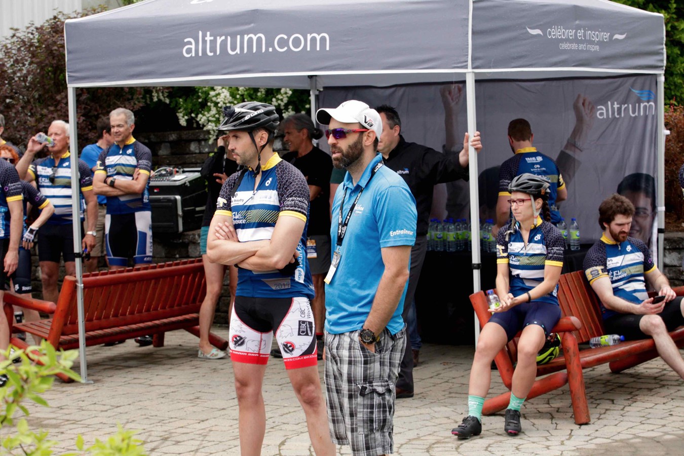 La grêle, le vent, la pluie : rien n'arrête les cyclistes du Défi Tour de Beauce 2017