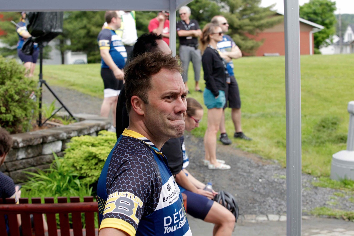 La grêle, le vent, la pluie : rien n'arrête les cyclistes du Défi Tour de Beauce 2017
