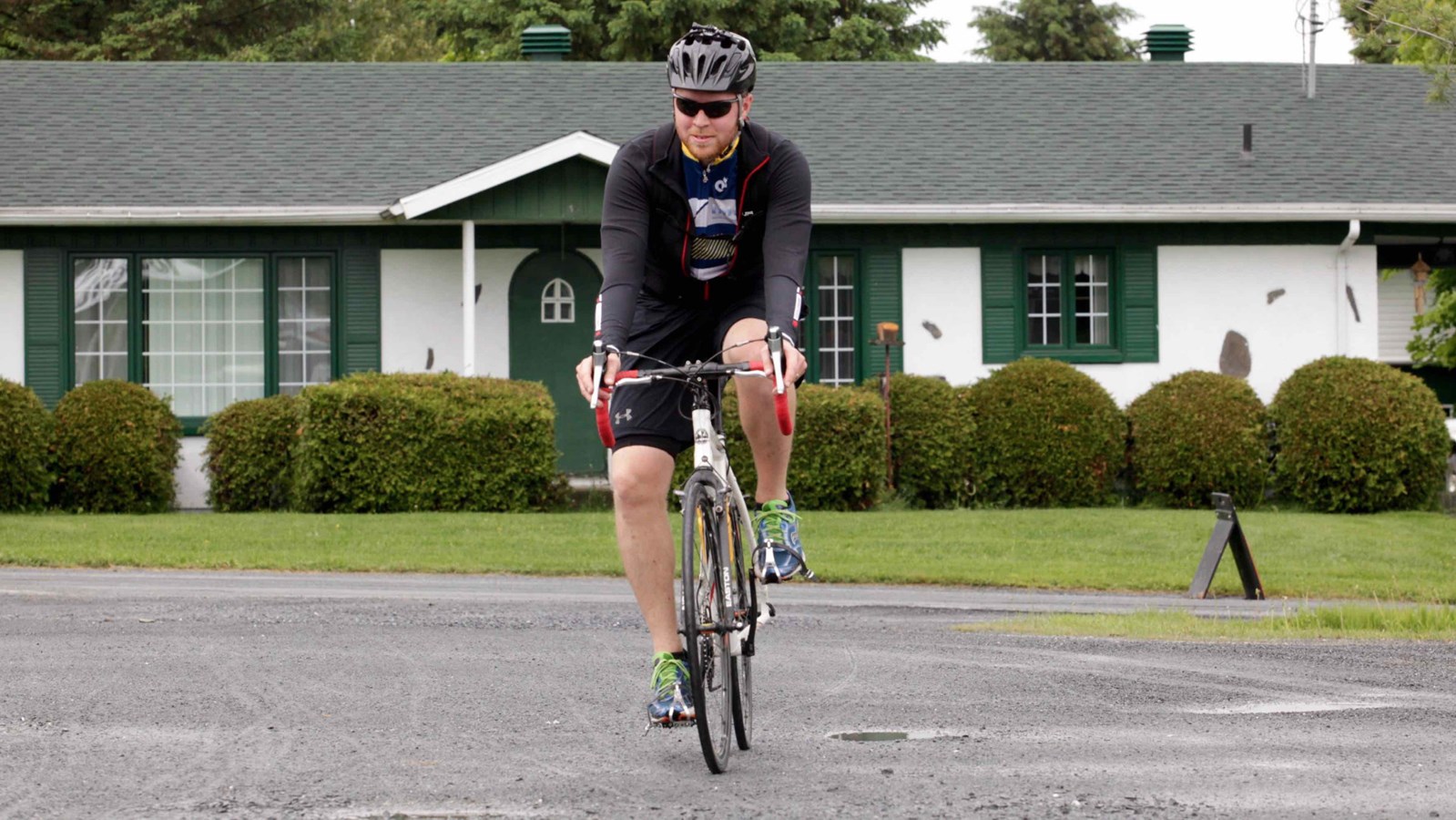 La grêle, le vent, la pluie : rien n'arrête les cyclistes du Défi Tour de Beauce 2017