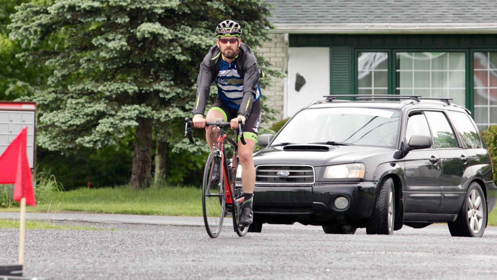 La grêle, le vent, la pluie : rien n'arrête les cyclistes du Défi Tour de Beauce 2017