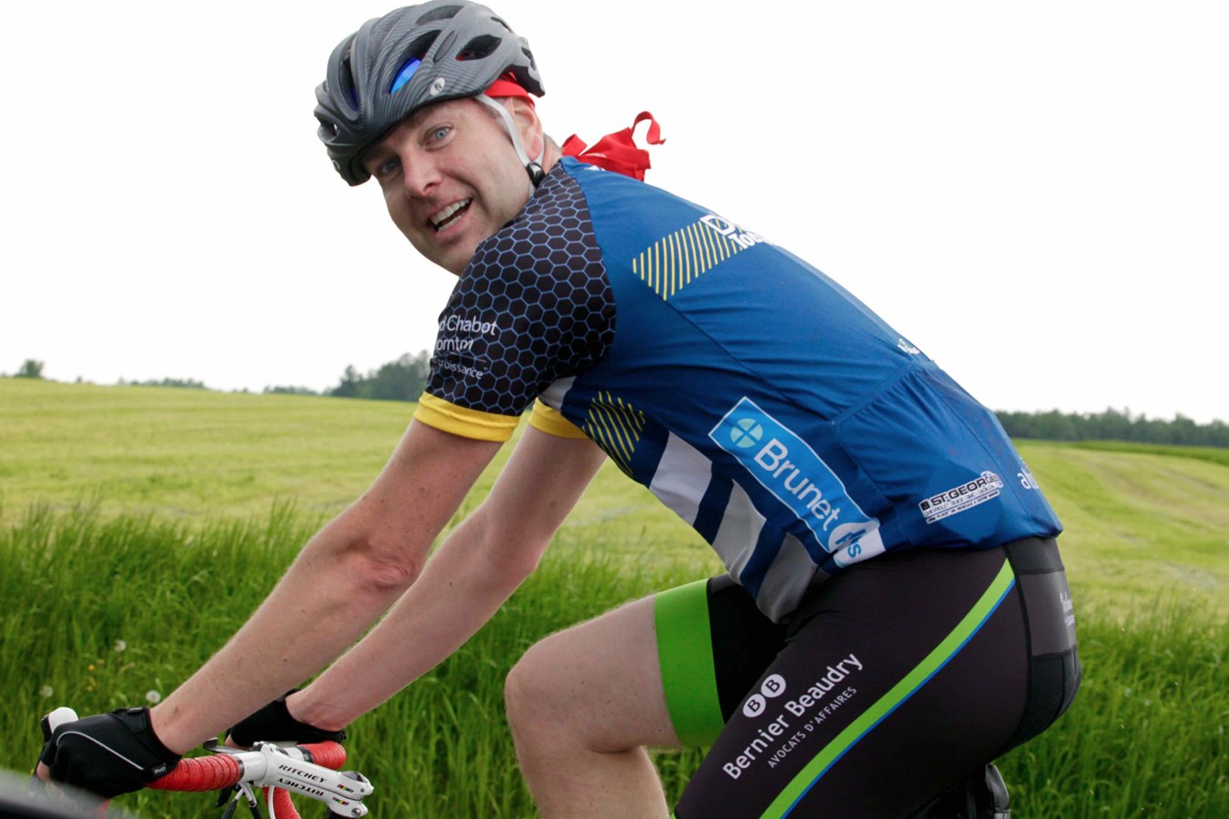 La grêle, le vent, la pluie : rien n'arrête les cyclistes du Défi Tour de Beauce 2017