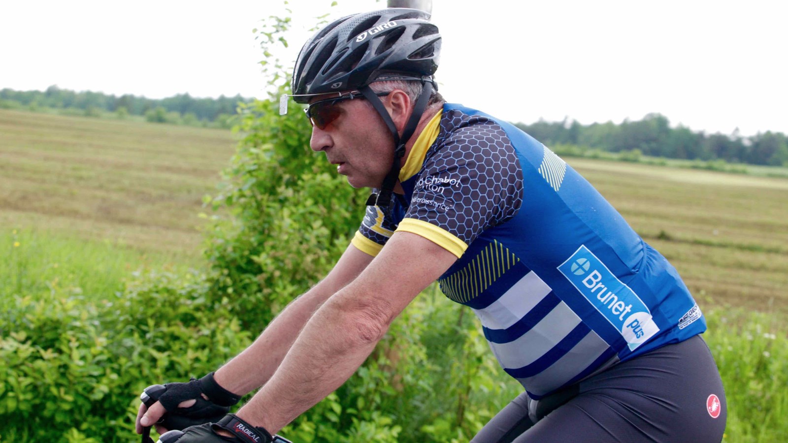 La grêle, le vent, la pluie : rien n'arrête les cyclistes du Défi Tour de Beauce 2017