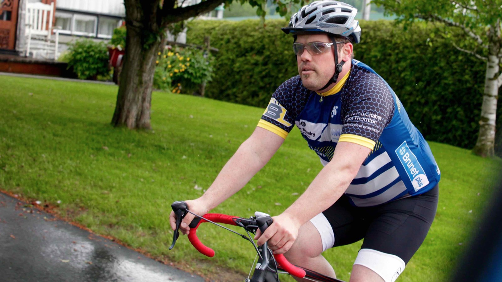 La grêle, le vent, la pluie : rien n'arrête les cyclistes du Défi Tour de Beauce 2017