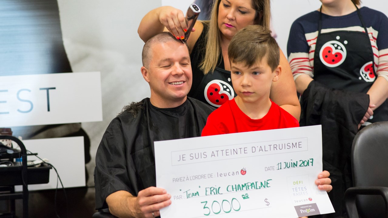 Une centaine de participants attendus au Défi Leucan têtes rasées de Saint-Georges