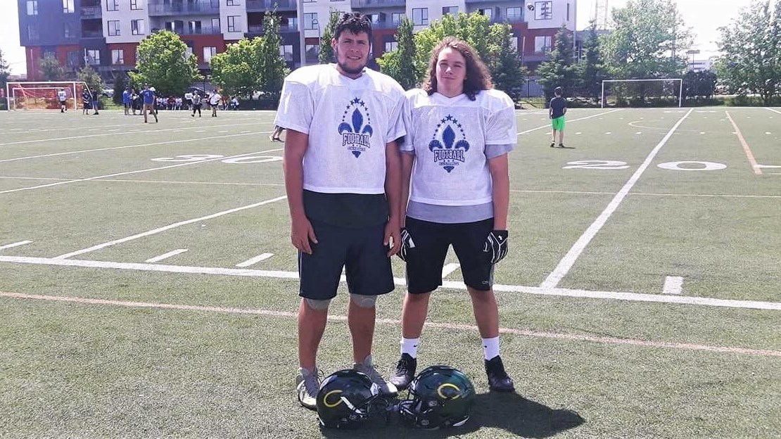 Christopher Fortin et Samuel Faucher.
