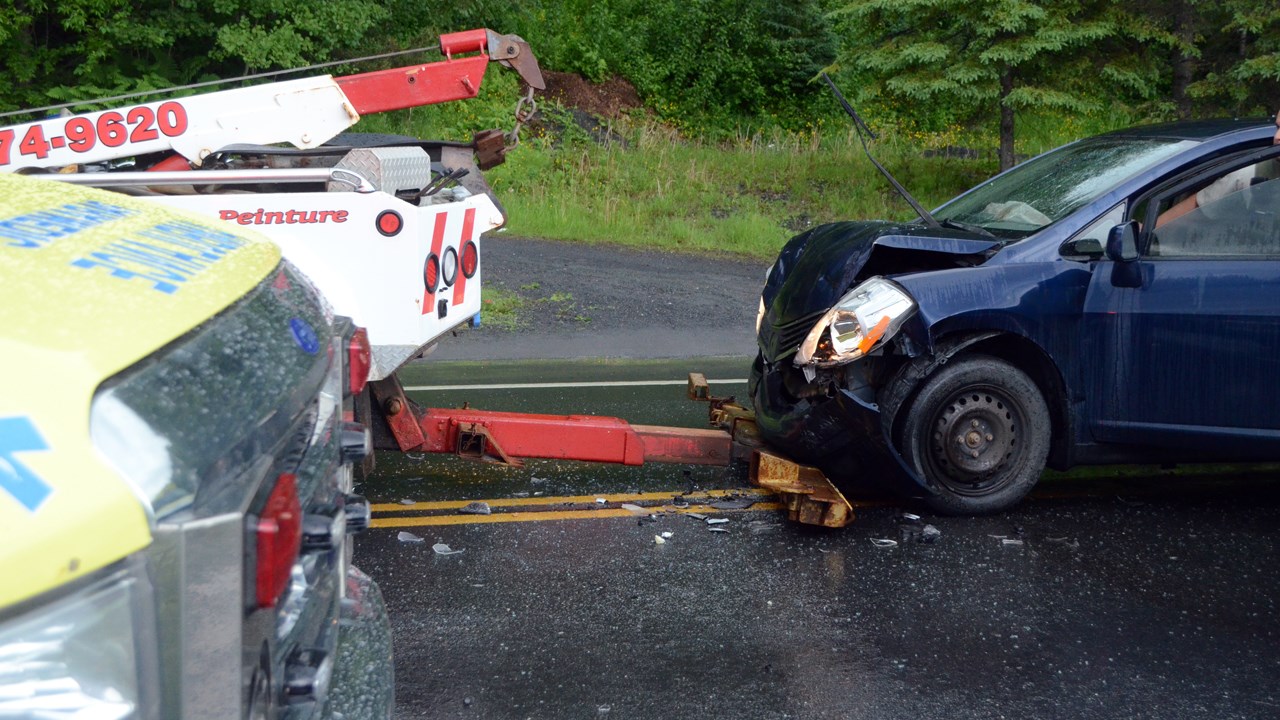 EN BREF | Accident sur l'avenue Lambert à Beauceville