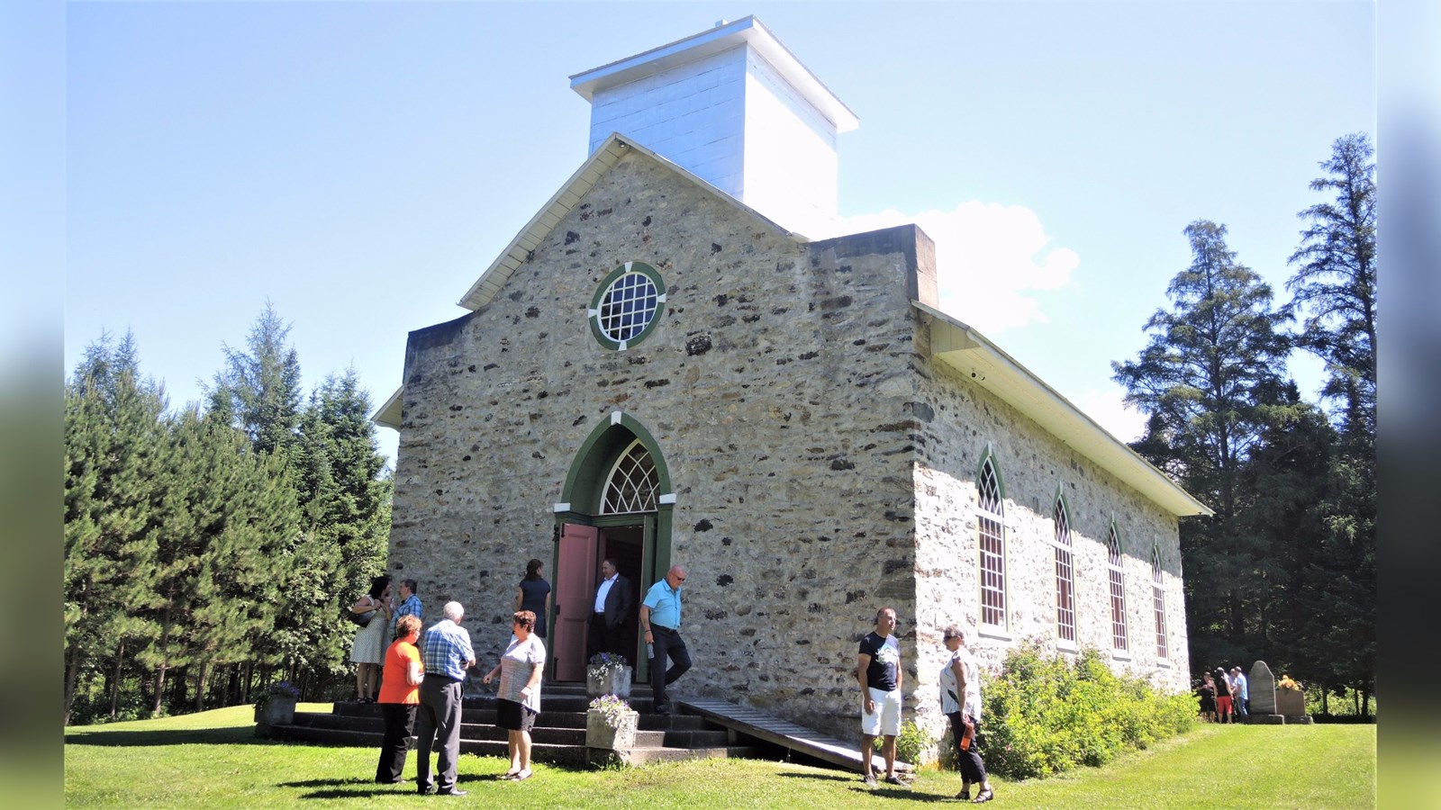 L'église Saint-Paul de Cumberland Mills, située à Saint-Simon-les-Mines.