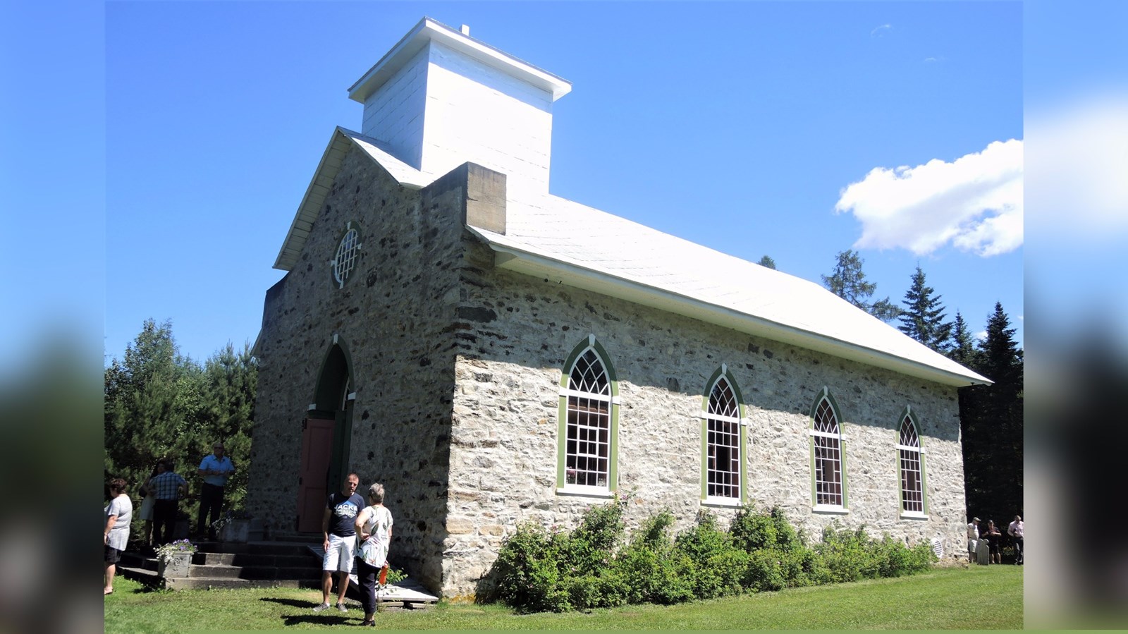 L'église Saint-Paul de Cumberland Mills, située à Saint-Simon-les-Mines.