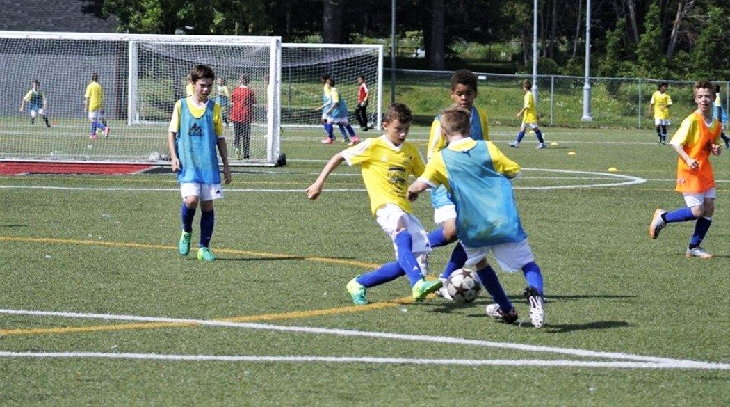 Le joueur de soccer beauceron Charles-Édouard Létourneau lors du Camp des Espoirs et des Sélections de l’Association régionale de soccer de Québec (ARSQ).