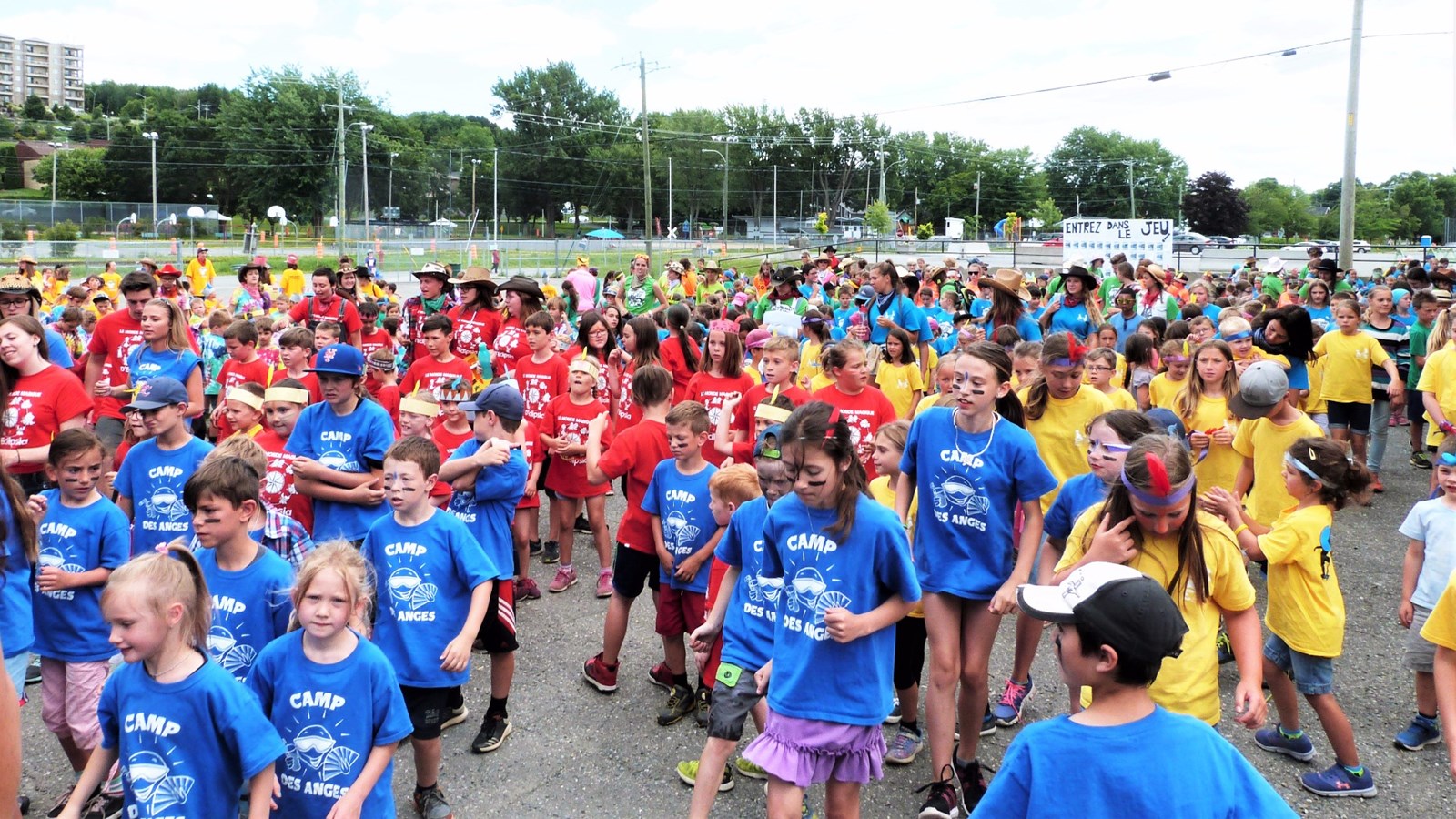Près de 800 enfants au rassemblement des camps de jour en Nouvelle-Beauce