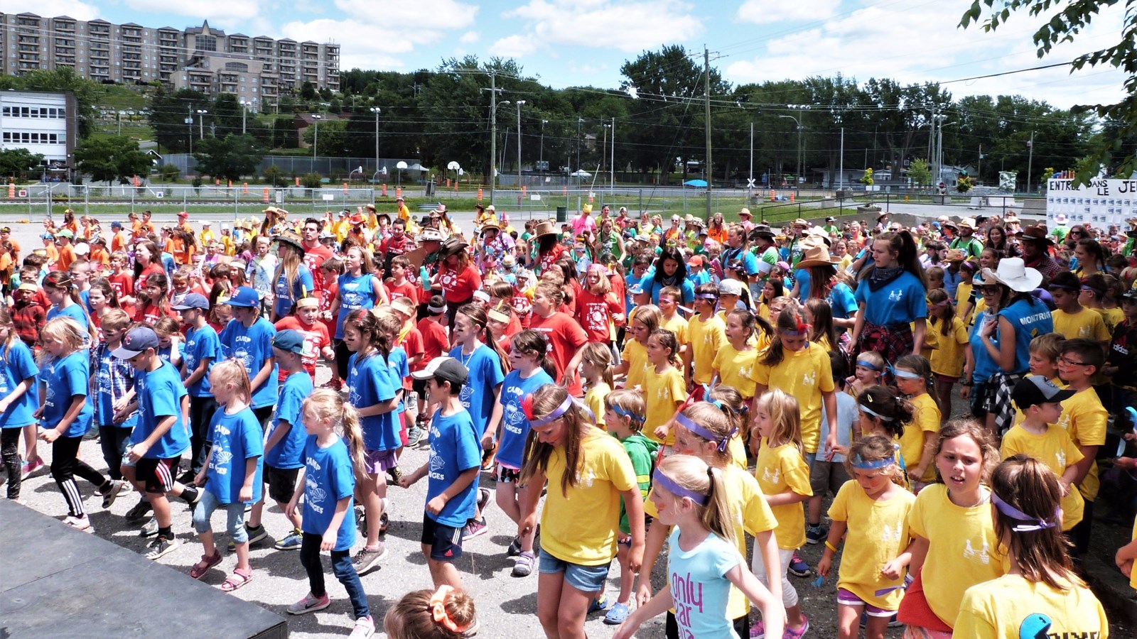 Près de 800 enfants au rassemblement des camps de jour en Nouvelle-Beauce