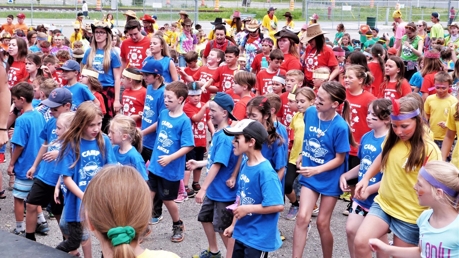 Près de 800 enfants au rassemblement des camps de jour en Nouvelle-Beauce