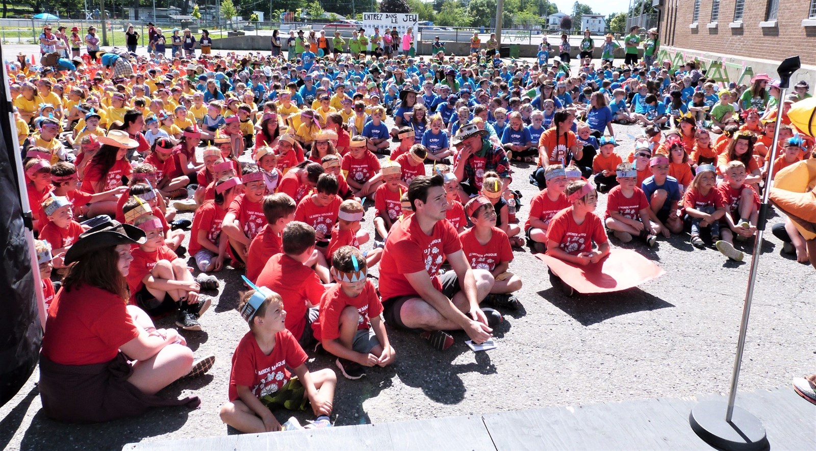 Près de 800 enfants au rassemblement des camps de jour en Nouvelle-Beauce