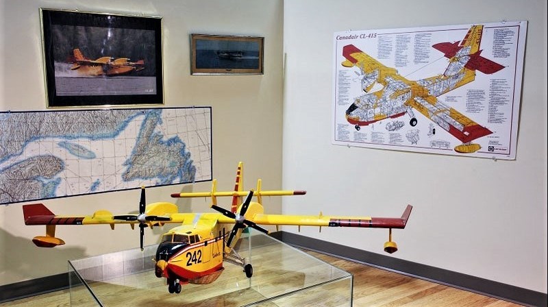 Le Musée de l'aviation de Sainte-Marie.