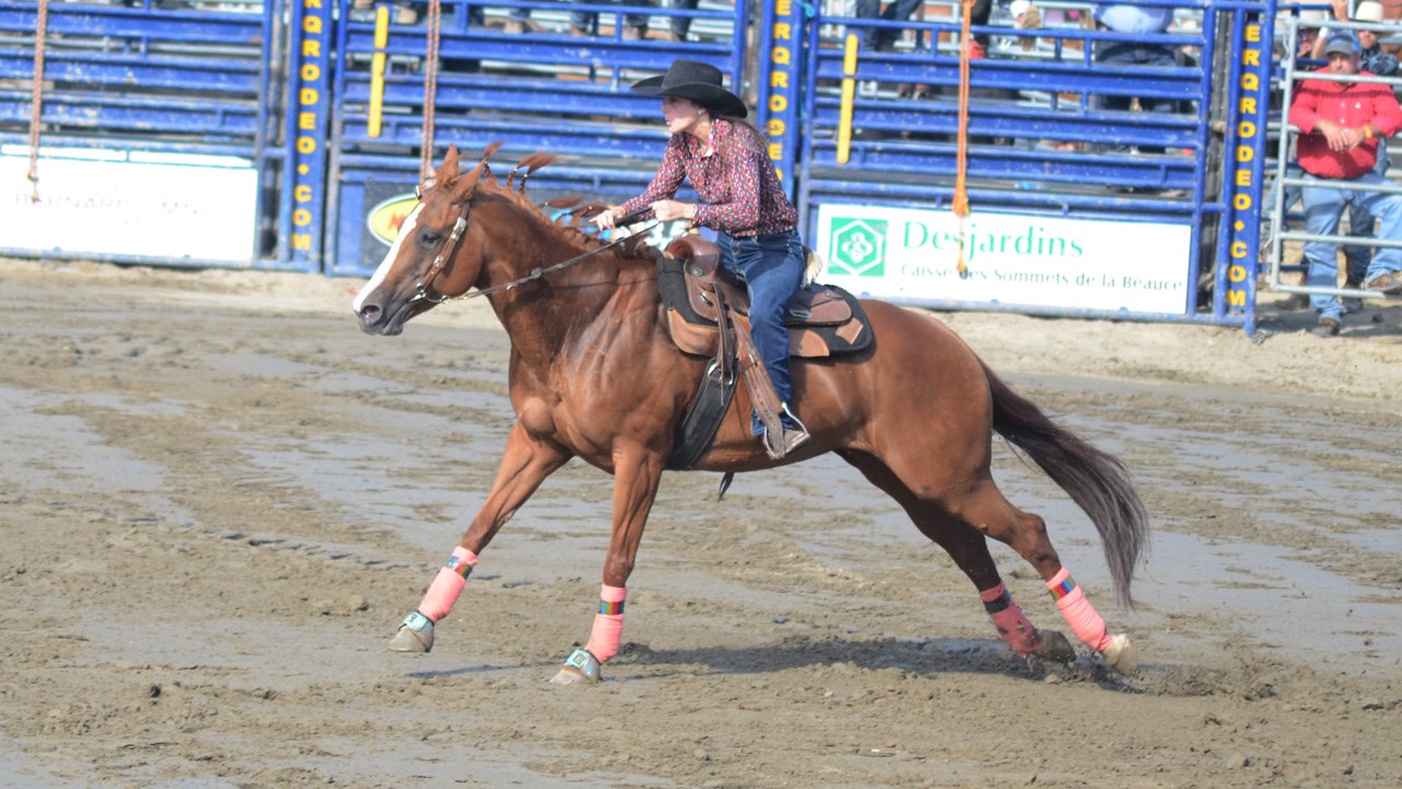 Des estrades pleines pour la finale du rodéo des Festivités western de Saint-Victor