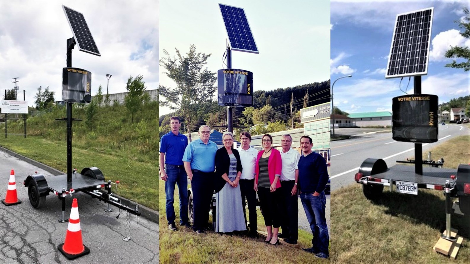 Sur les quatre radars pédagogiques qui seront installés à Beauceville, deux seront mobiles et deux seront fixes.