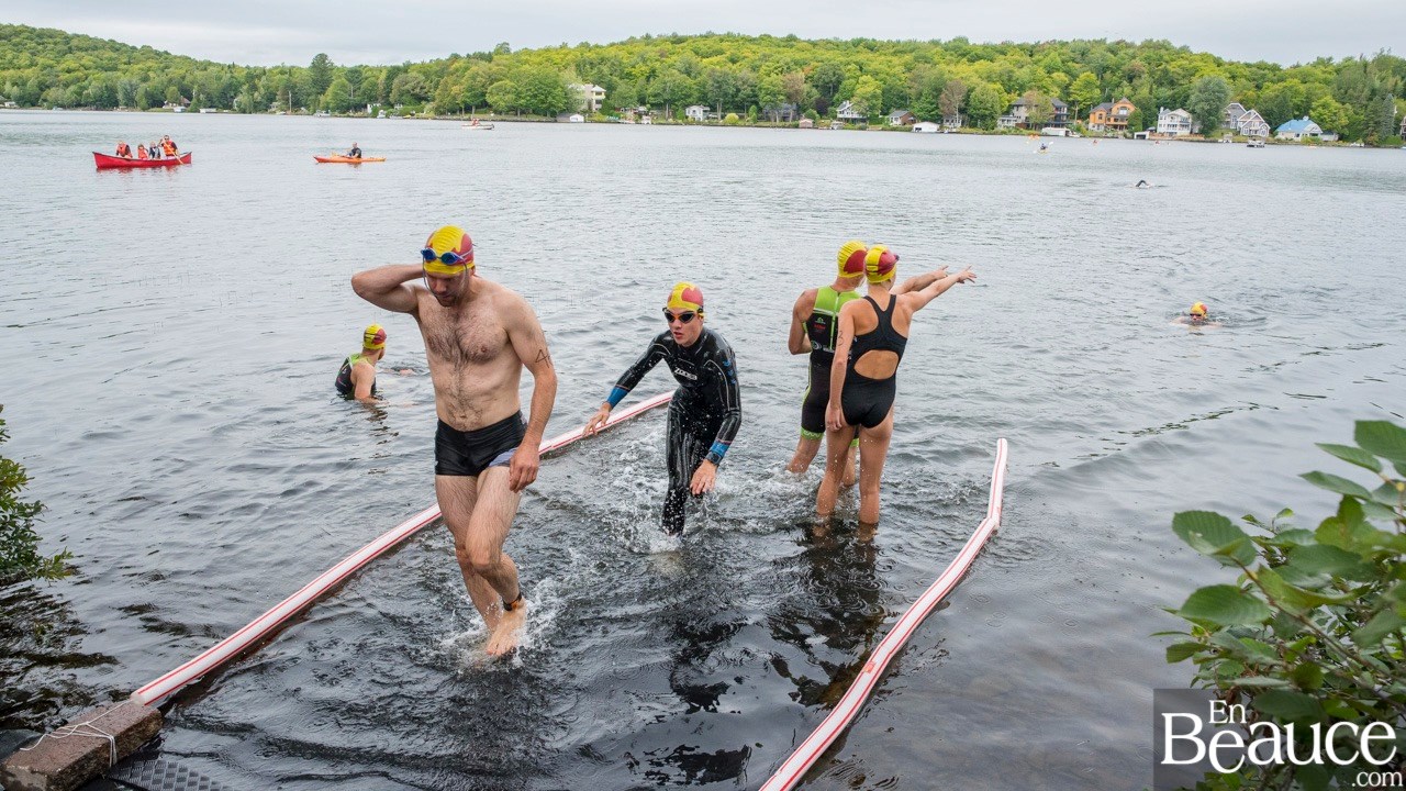 De 9 à 69 ans, de Saint-Georges à Sept-Îles, 172 triathlètes à l’assaut du Lac-Poulin
