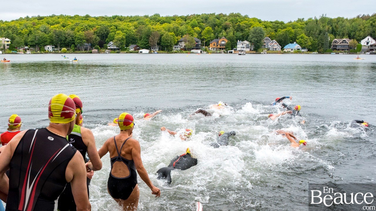 De 9 à 69 ans, de Saint-Georges à Sept-Îles, 172 triathlètes à l’assaut du Lac-Poulin
