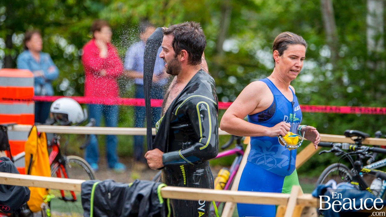 De 9 à 69 ans, de Saint-Georges à Sept-Îles, 172 triathlètes à l’assaut du Lac-Poulin