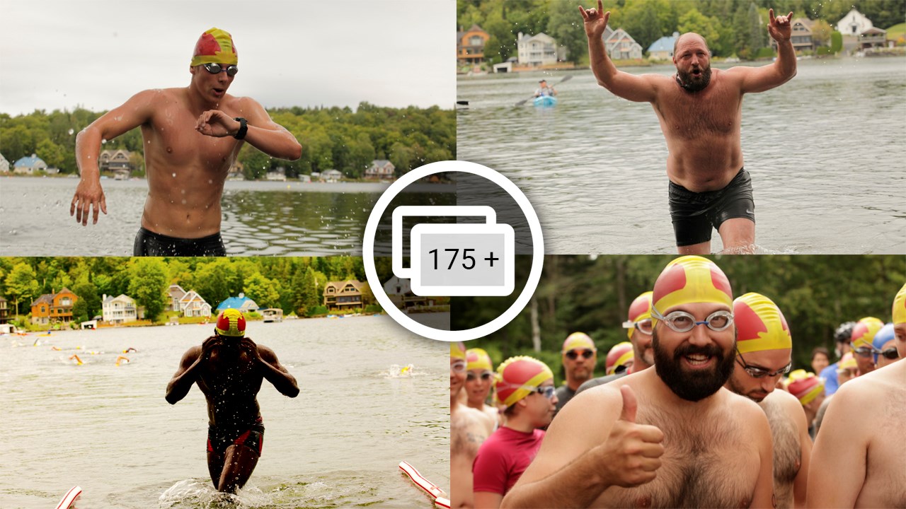GALERIE 1/3 | Voyez les photos intégrales du Triathlon du Lac-Poulin : la natation
