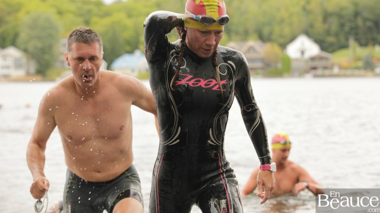 GALERIE 1/3 | Voyez les photos intégrales du Triathlon du Lac-Poulin : la natation