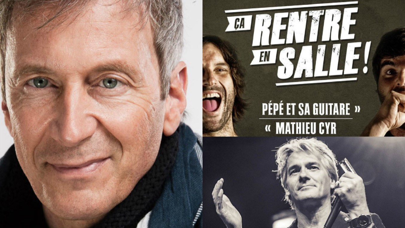 Guy Bélanger, Alain Choquette, Mathieu Cyr et Pépé & sa guitare présenteront leurs spectacles d'ici le vendredi 6 octobre 2017 à Saint-Georges.