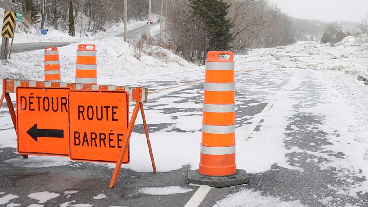 La photo a été prise à Beauceville en février 2016. 