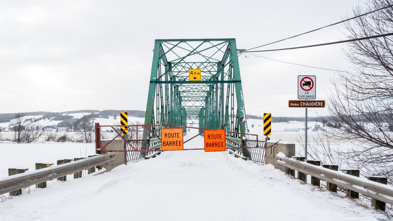 Plusieurs voies de circulation fermées dans la vallée de la Chaudière