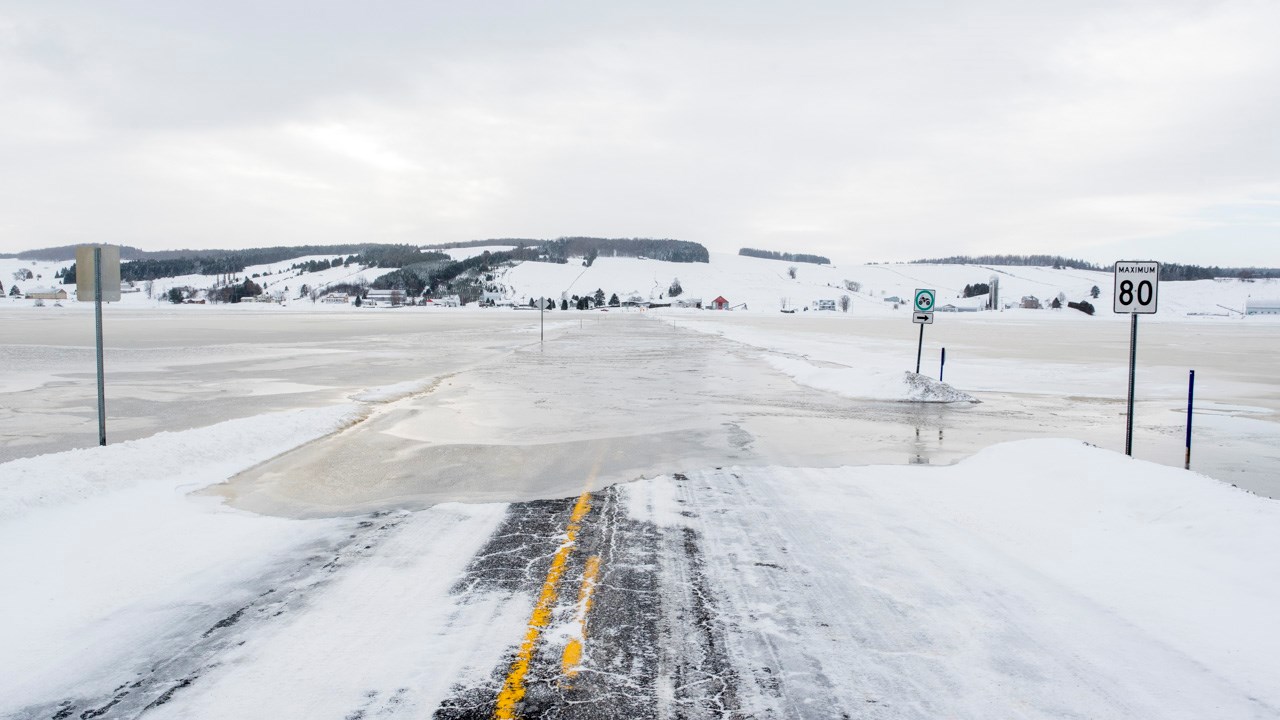 Plusieurs voies de circulation fermées dans la vallée de la Chaudière