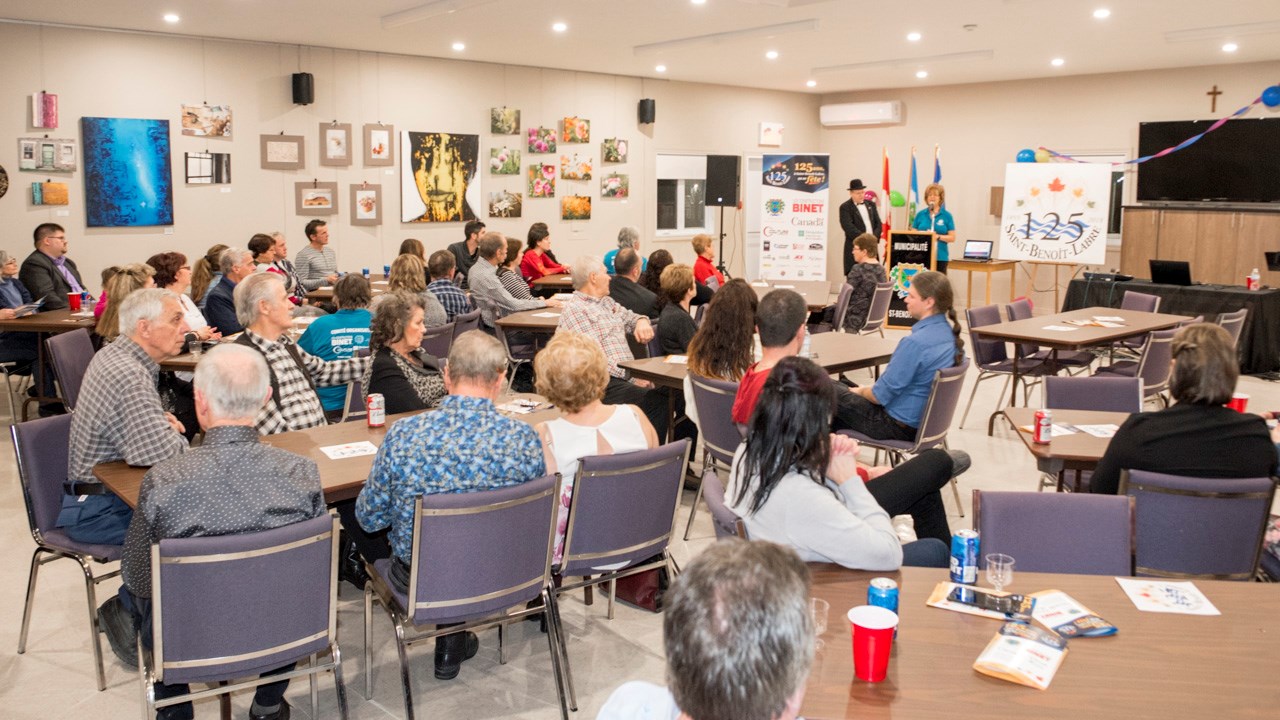 Soirée de lancement des festivités du 125e de St-Benoît-Labre à la population