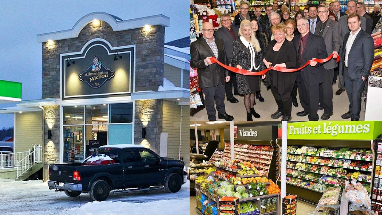 Fin des rénovations au Marché Richelieu Alimentation Michou de Saint-Bernard