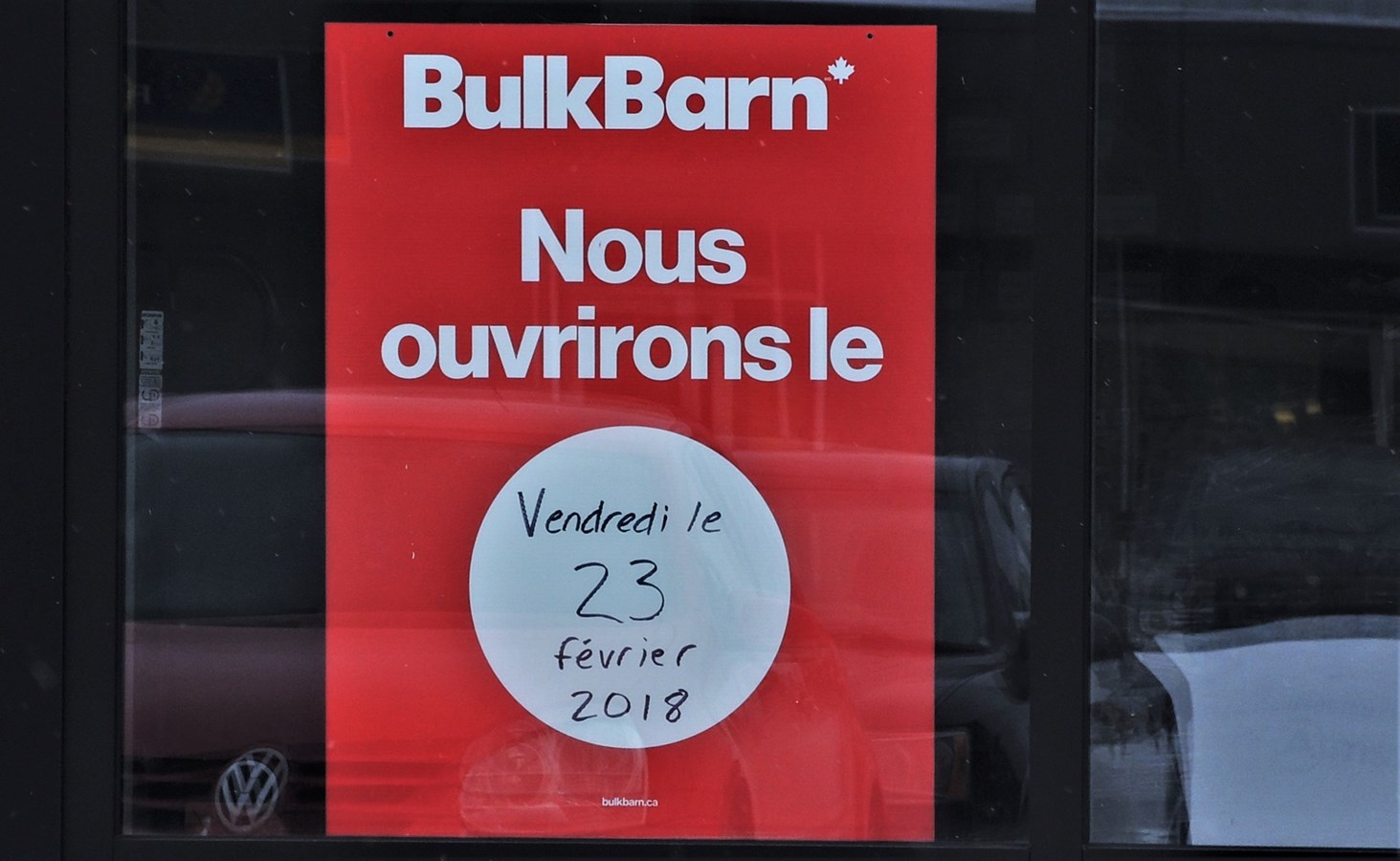 Un magasin Bulk Barn ouvrira ses portes lors du vendredi 23 février 2018 à Saint-Georges, sur le boulevard Lacroix.