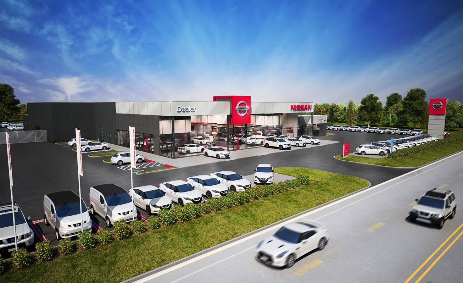 PRIMEUR : nouvelle image, nouvel emplacement pour St-Georges Nissan