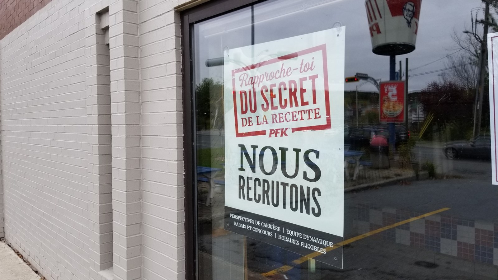 Le restaurant PFK est fermé en raison de la pénurie d'employés
