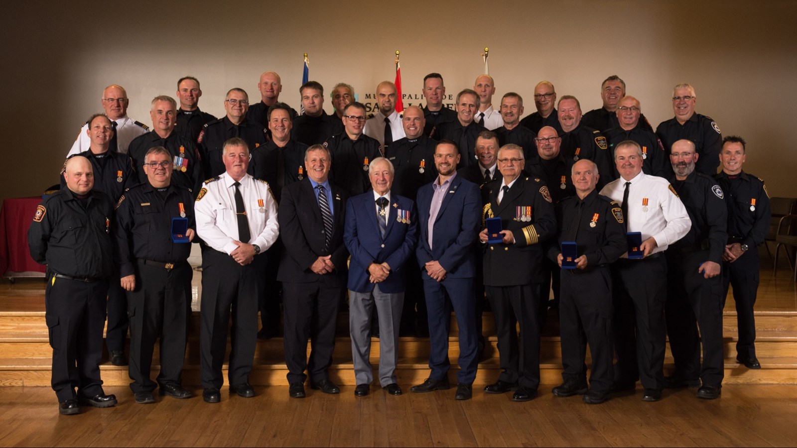 33 pompiers de la Nouvelle-Beauce reçoivent une distinction du lieutenant-gouverneur
