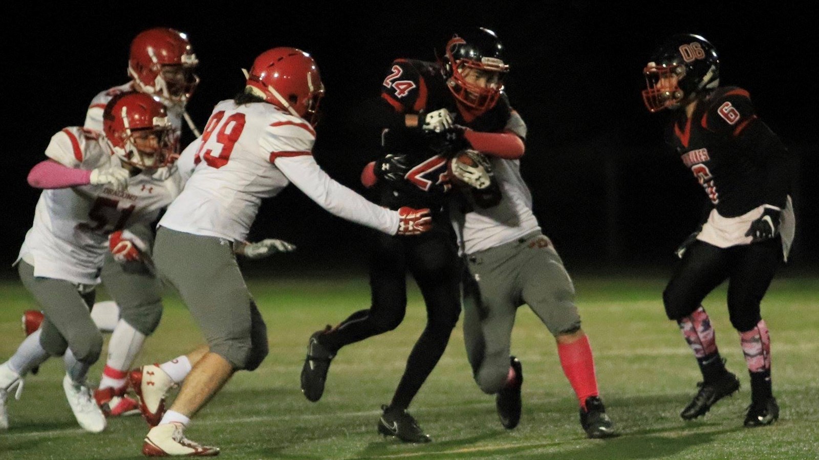Les Dragons l'emportent contre les Centaures