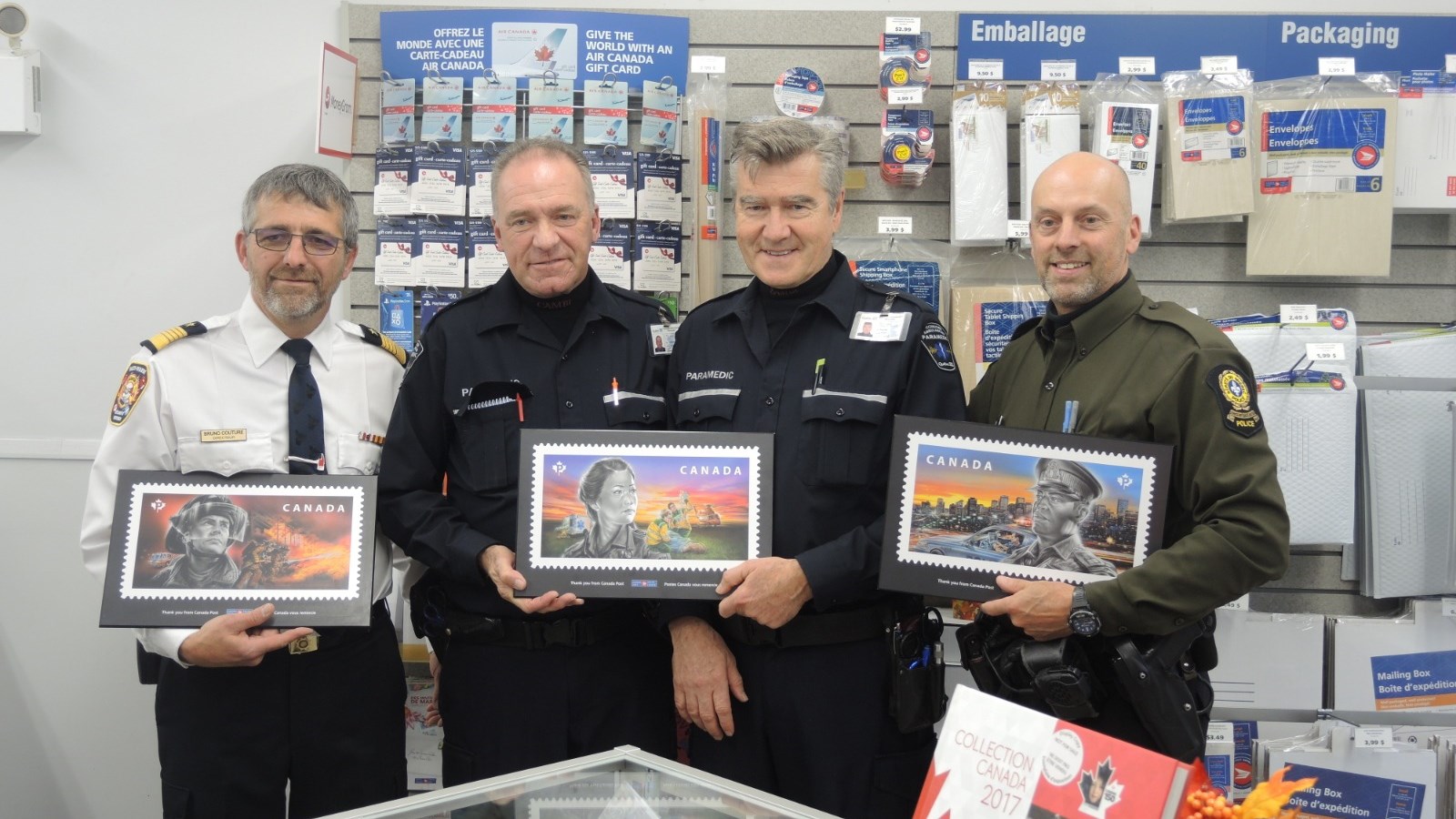 Bruno Couture, Claude Bellavance, Serge Faucher et Tommy Fortier.