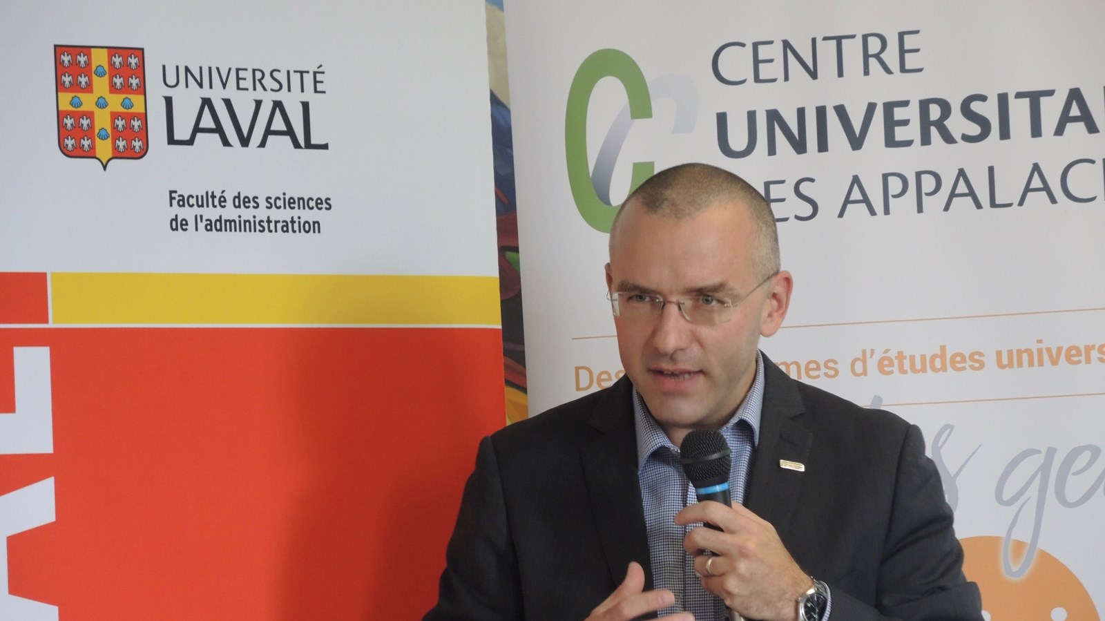 Martin Veilleux du Centre universitaire des Appalaches. 