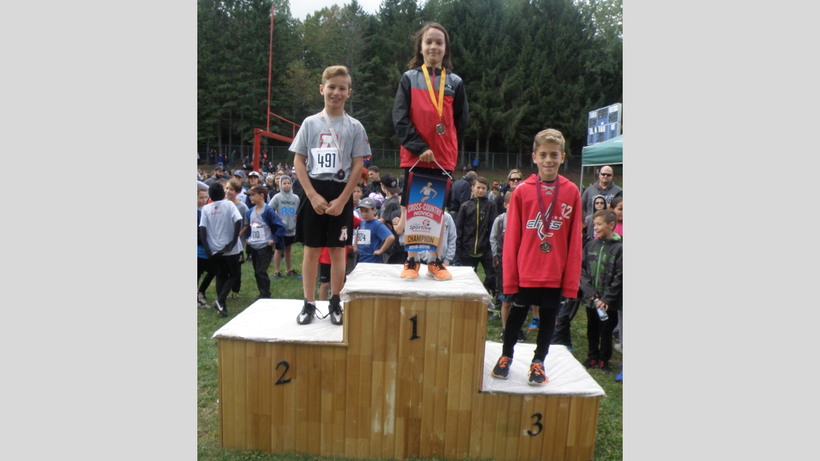 Olivier Pelchat, Adam Arguin et
Christopher St-Hilaire