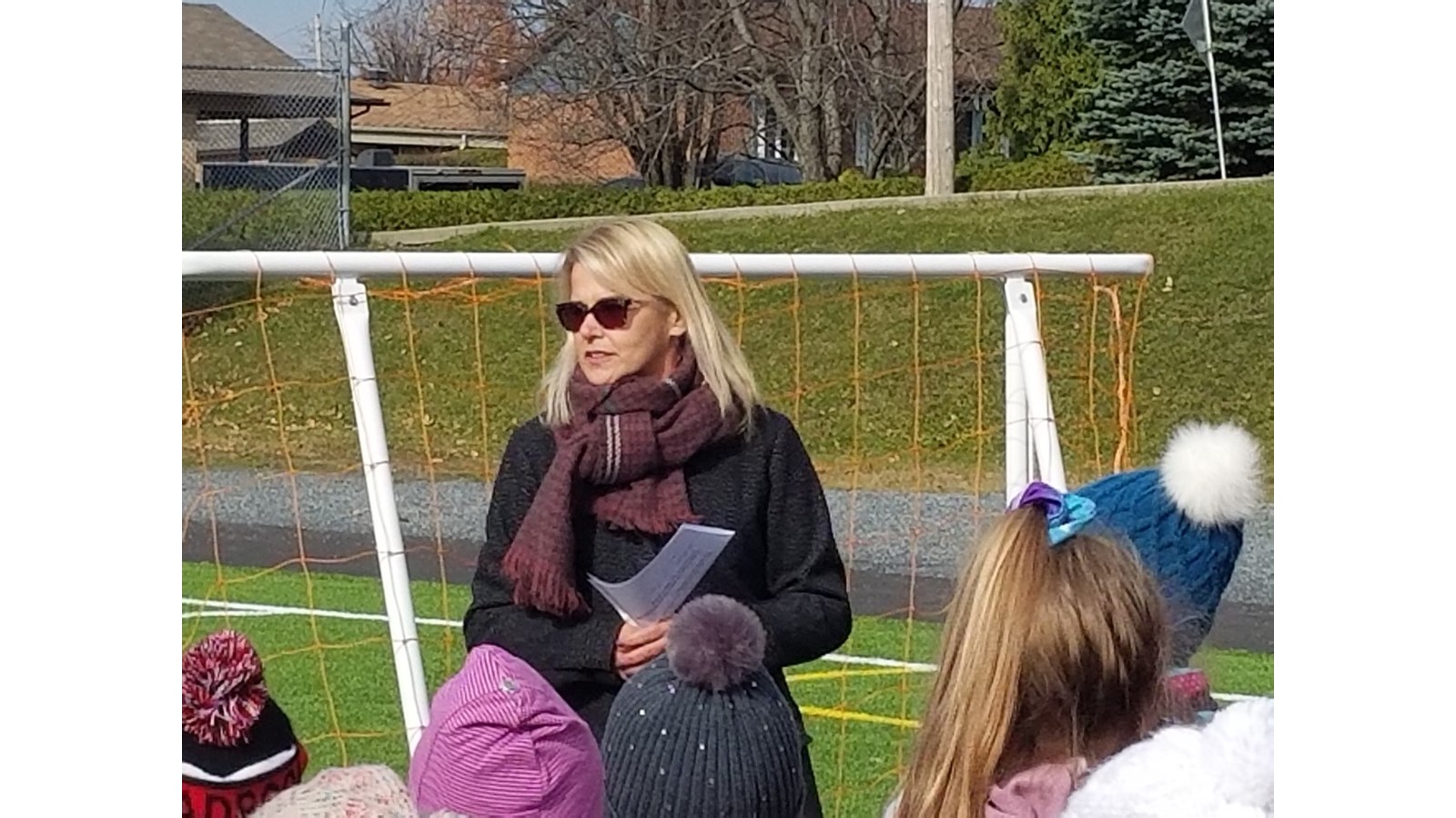La directrice de l'école des Sittelles, Brigitte Gamache